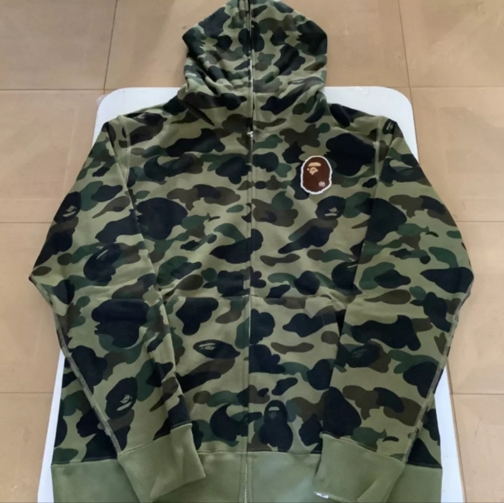 Bape Camouflage Full-Zip Hoodie   ‼️ NEW ‼️